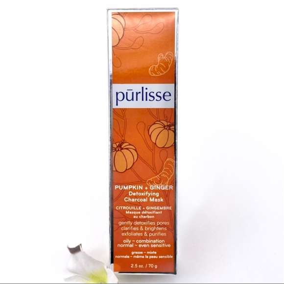 NEW Pürlisse Pumpkin + Ginger Detoxifying Charcoal Mask - Picture 10 of 15